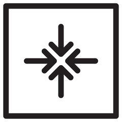 Illustration of Minimaze Arrows design icon