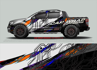 car graphic background vector. abstract lines vector with modern camouflage design concept  for truck and vehicles graphics vinyl wrap