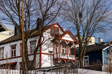 houses in the city, Torshov, Oslo, Norway