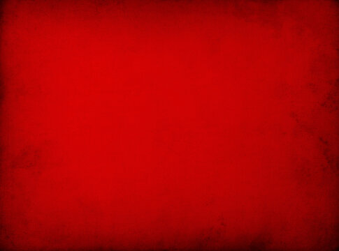 Old red grunge wall texture background