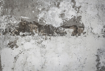 textured gray stucco background with scratches, scuffs and stains. abstract plaster backdrop for...