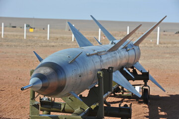Almaty region / Kazakhstan - 09.28.2011 : Ammunition testing. Military exercises of the rocket forces of Kazakhstan