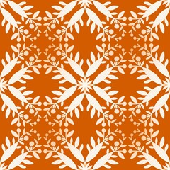 Simple floral seamless pattern with flowers for fabrics and cards and linens and kids and wrapping paper