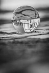 Cathedral of Maria Santissima delle Vittorie inside a Lensball, Piazza Armerina, Enna, Sicily, Italy, Europe