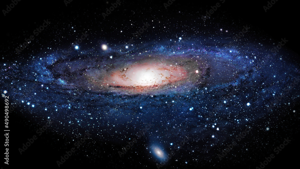 Wall mural galaxy m31 in the constellation of andromeda. andromeda galaxy. elements of this picture furnished b