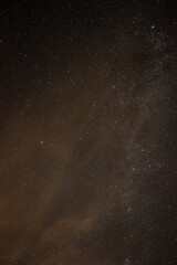 Starry night long exposure photography in Sweden