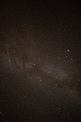 Starry night long exposure photography in Sweden