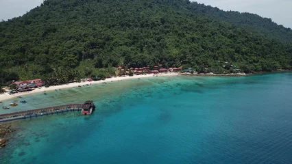 Foto op Canvas Drone footage from Perhentian Islands in Malaysia © Pascal