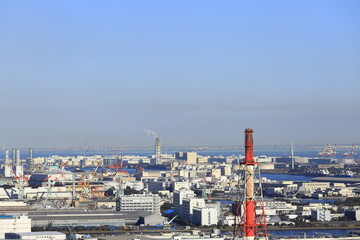 京浜工業地帯の工場