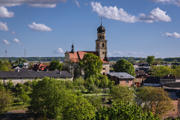 Sts Peter and Paul catholic church in Tworkow, Silesia region, Poland