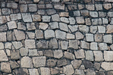 大阪城刻印のある石垣