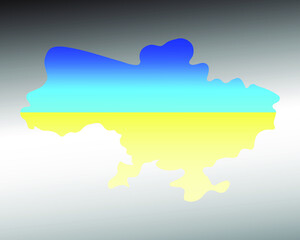 Obraz premium War in Ukraine. Vector illustration. 