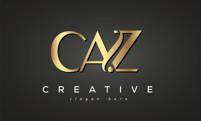 CAZ creative luxury logo design