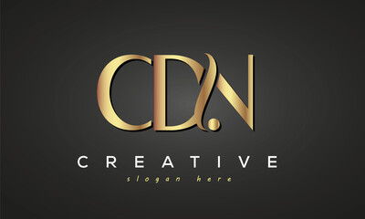 CDN creative luxury logo design