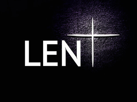 Lent Season,Holy Week and Good Friday concepts - lent text in vintage background. Stock photo.