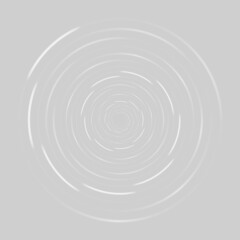 Soft grey vector abstract background with elegant spiral circle lines with light effect. Vector illustration