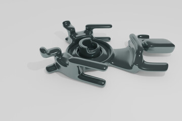 3d Abstract Design © Cubitron