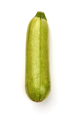 Fresh zucchini, squash, isolated on a white background.