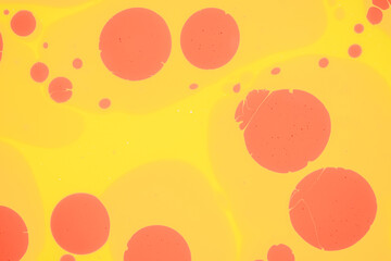 Marbling designs of various colors.