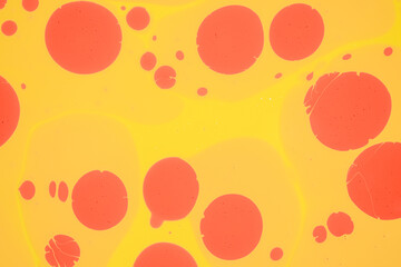 Marbling designs of various colors.