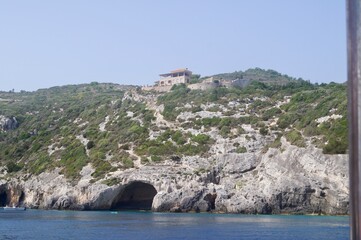 Fototapeta na wymiar view of the coast of island