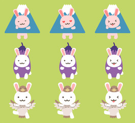 卯年　一富士二鷹三茄子　仮装　コスプレ