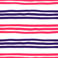 Purpe and pink wavy lines seamless pattern.