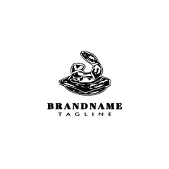 canape logo cartoon icon design template black isolated vector