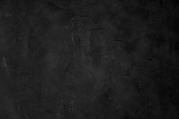 Black wall texture rough background dark concrete old grunge background.Dark theme aged wall.Blackboard painted graphite texture.Backdrop grey vintage dirty rough design.Rock smooth antique luxury.