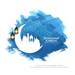 Islamic holy month Ramadan Kareem festival background design