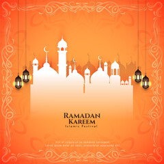 Ramadan Kareem islamic cultural celebration background design