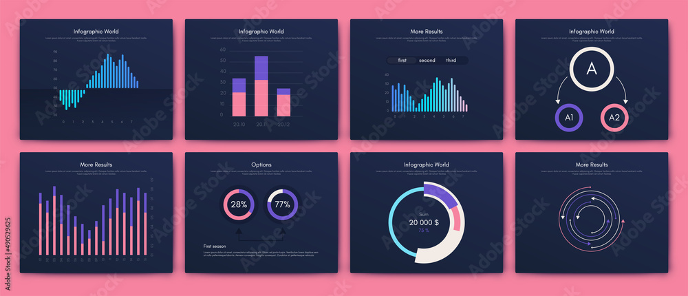 Aufkleber vector graphics infographics with mobile phone. template for creating mobile applications, workflow 