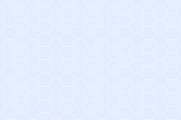 Honeycomb Grid tile random background or Hexagonal cell texture. in color white or small blue.