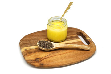 ギーオイルとチアシード