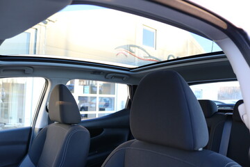 Photo of car panorama roof.