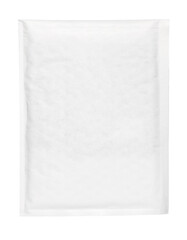 White envelope C4 isolated background. top view