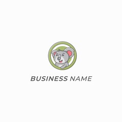design logo creative mascot koala