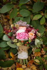 Wedding beautiful bouquet.