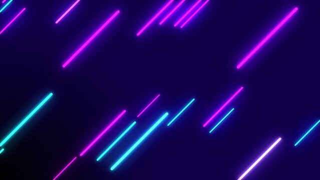 Neon light abstract background lights loop HD Video