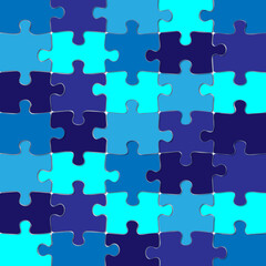 blue puzzle background