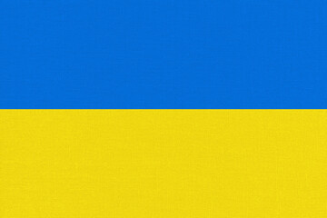 ウクライナの国旗の色の布 背景