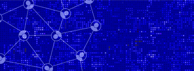 network community and teamwork texture. Technology background.	