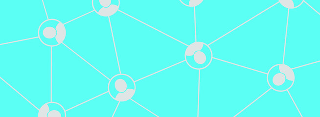 network community and teamwork texture. Technology background.	
