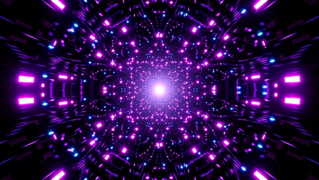 Glittering Neon Symmetrical Disco VJ Light