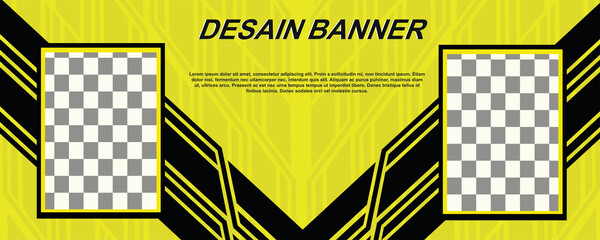 web banner or header template, or webinars, with a modern pattern