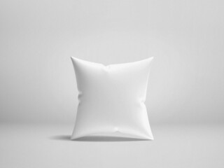 Standing square pillows mockup