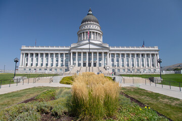 Fototapeta premium Utah state capitol building in Salt Lake City, Utah