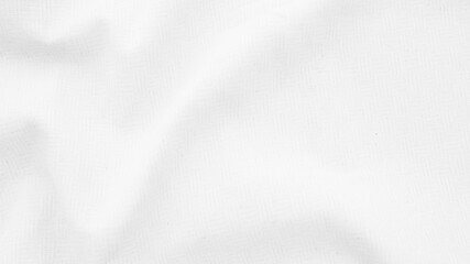 Fabric backdrop White linen canvas crumpled natural cotton fabric Natural handmade linen top view background Organic Eco textiles White Fabric linen texture