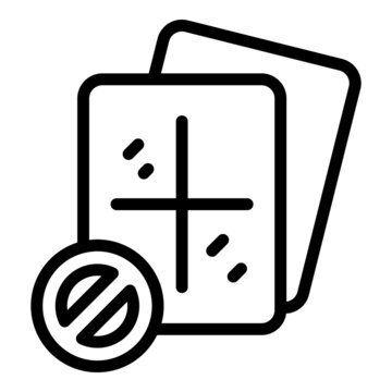 Gluten free biscuit icon outline vector. Food lactose, Grain product