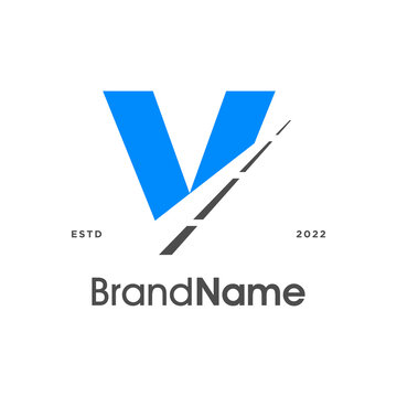 Initial V Road Logo